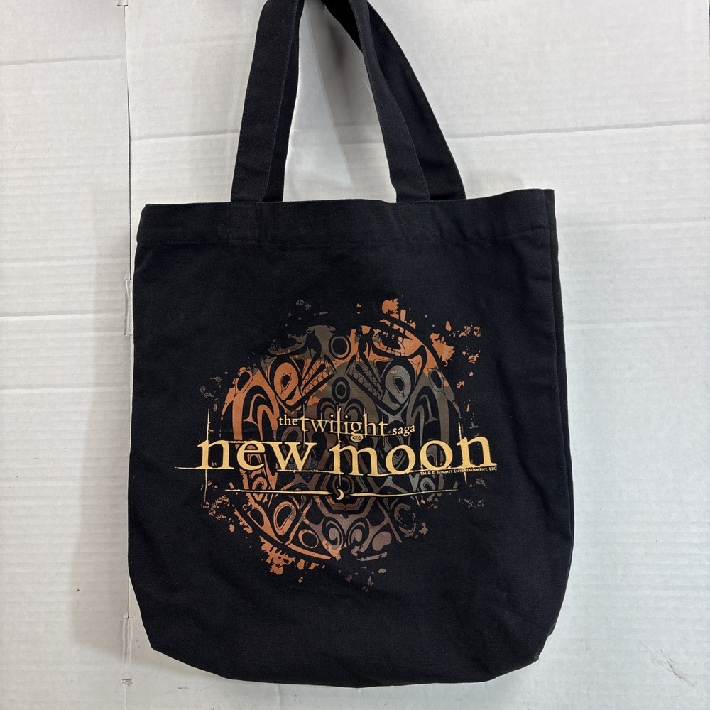 Twilight Saga New Moon Tote Bag Quileute Tattoo w/ Zipper Change Pocket EUC VTG